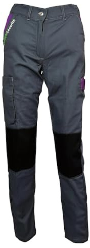 Fashion Sécurité Mixte Pep's PEP S PANTALON DE TRAVAIL PEP S GRIS VIOLET S, Gris/Violet, Taille S - 36/38 EU