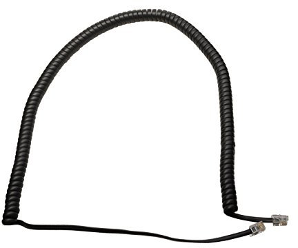 Unify OptiPoint 500 Curly Cord Black Telephony Cable - Telephony Kabel