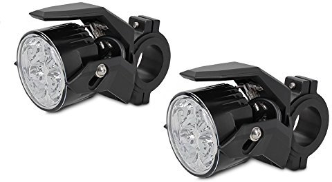 Motorrad Zusatzscheinwerfer ZS2 Kompatibel für Suzuki DR 650 SE LED E-Zulassung Lumitecs 12V/24V inkl. Kabelbaum