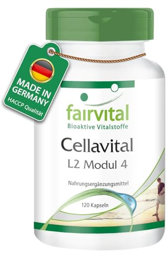 fairvital Cellavital, 120 Kapseln, HOCHDOSIERT, Antioxidantien im Komplex mit Acetyl-L-Carnitin, Taurin, Q10 und mehr