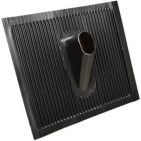 PremiumX - Copertura del tetto tegola in alluminio copertura del tetto nera tegola tegola per albero satellite e staffa trave