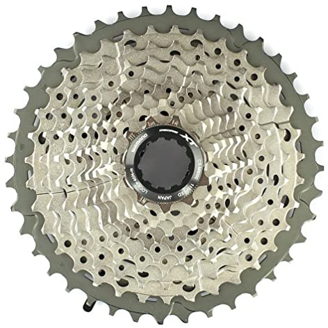 Shimano 11V.11/46 2017 Deocre XT Fahrrad-Kassette, Zahnkranz-Kassette-2093085720, schwarz/Silber, Einheitsgröße