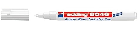 edding 850 permanent markör – svart – 5 pennor – mejselspets 5-15 mm – för djärva markeringar – vattentäta, snabbtorkande, utsmetade pennor – för kartong, plast, glas, trä, metall och tyg