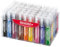FIBRACOLOR Megacolor Multisateller 50 Filzstifte konische Spitze Maxi-Größe Superwaschbar