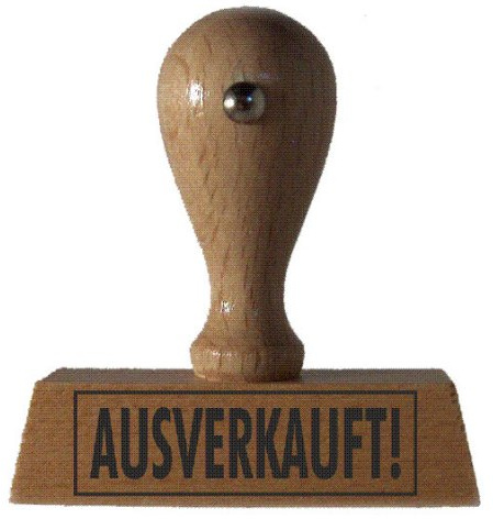 Lagerstempel AUSVERKAUFT! vom Kaufhaus2010