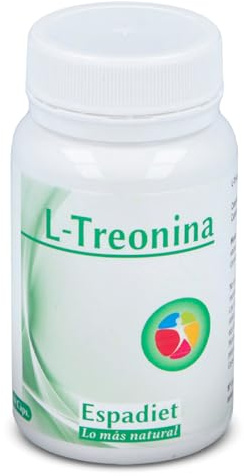 Espadiet L-Treonina – Con L-Treonina un Aminoácido – Favorece la Salud Hepática – Ayuda a la Salud Cerebral – Apoya la Función Cognitiva y un Estado de Ánimo Equilibrado – 60 cápsulas de 565mg