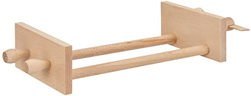 KnorrPrandell 216080006 Webrahmen (zum Weben, von Perlenbänder, 34 x 11,5 x 6 cm, aus Holz, in naturfarben)