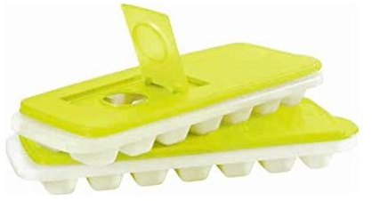TUPPERWARE 2er Set Eiswürfelform Fresh N Pure Margarita Chartreuse gelbe Dichtungen
