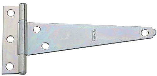 National Hardware N128-702 T-Scharniere, 15,2 cm, Zn Plt, Verzinkt, 6 Inch