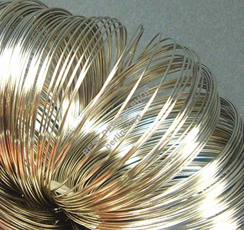 Perlin Memory Wire 6cm Silber 100 Ringe Spiraldraht Armbänder | Für große Armbandkurse Wickelarmreifen Perlenmixe Geschenkserien Stapellooks und verschlussfreie Spiraldesigns