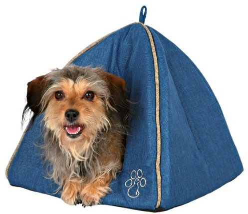 Trixie Kuschelhöhle Pyra - 38 x 35 x 38 cm - lila/grau