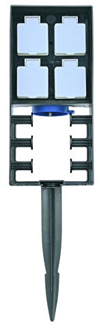OASE 55433 InScenio 230 V - Steckdosen-System mit Spritzschutz zur Stromversorgung für den Garten und Außenbereich