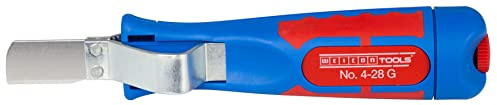 WEICON Kabelmesser No. 4-28 G, Entmantler für Rundkabel inkl. gerader Klinge