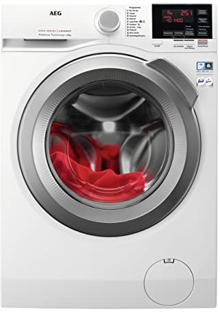AEG L6FEG845 Lavatrice Serie 6000, 8 kg, Centrifuga 1400 Giri/Min, Bianco
