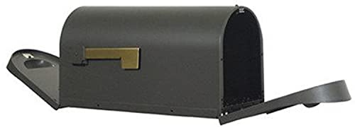 Special Lite Classic Curbside Mailbox with Two Doors - Mocha Aluminum Mailbox for Post Mount - SCC-1008-TD-MOC