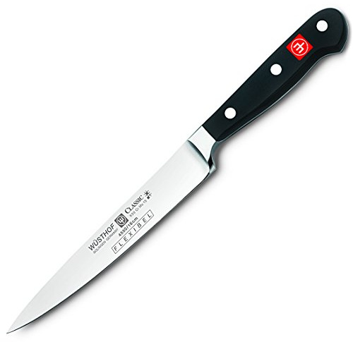 Wüsthof Filiermesser, Classic (4550-7/16), 16 cm Klingenlänge, geschmiedet, rostfreier Edelstahl, scharfes Kochmesser mit biegsamer Klinge