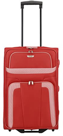 paklite Reisekoffer mit 2 Rollen, Rollkoffer mittelgroß, Orlando, klassischer Weichschalen Trolley im zeitlosen Design, 63 cm, 58 Liter