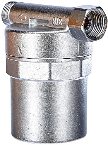 Caleffi - Antishock - Amortiguador de Golpe de ariete para tubería, para fregaderos, lavabos y lavadoras, conexión 3/8 F para Rosca 3/8 M - Cromado - Modelo n. 525130