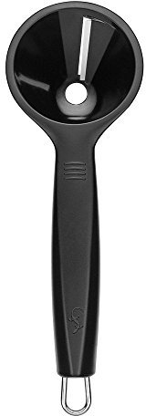 Lurch 230060 Tango Hand-Spiralisierer aus Kunststoff und Edelstahl zum Schneiden von breiten Streifen, schwarz