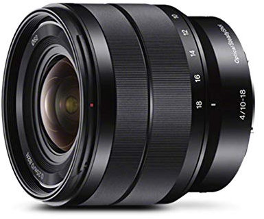 Sony SEL-1018 Ultra-Weitwinkel-Zoom-Objektiv (10-18 mm, F4.0, OSS, APS-C, geeignet für A7, ZV-E10, A6000- und Nex-Serien, E-Mount) schwarz