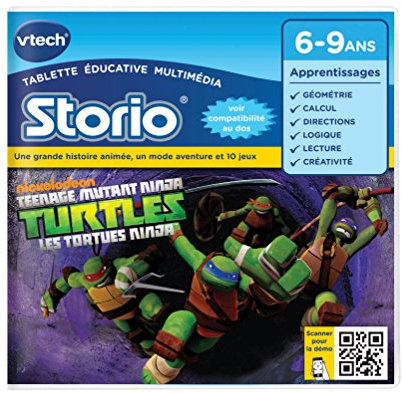 VTech - Jeu Storio Tortues Ninja - Jeu pour Tablette Storio 231305