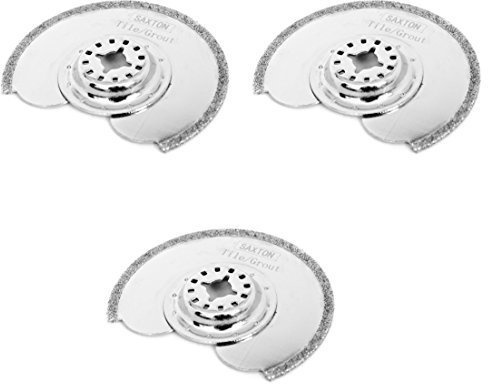 SH90DB 3X Saxton Diamond Blades for Fein Multimaster Bosch Makita Oscillating Multitool