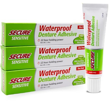 Secure Denture Adhesive, sensitive, 1.4 oz by SECURE Denture Adhesive