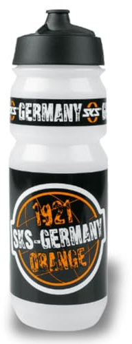 SKS Germany Twist Bottle Bottiglia Grande per la Bicicletta (Bottiglia Sportiva da 750 ml con Tappo a Vite, Sistema a Membrana a Prova di perdite, Adatta a Qualsiasi portaborraccia), Multicolore