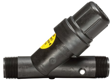 Rain Bird PRF10040S Drip Irrigation In-Line 40 psi Pressure Regulating Y Filter, 1 Male Pipe Thread