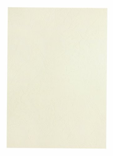 Pavo - Einbanddeckel-Lederoptik DIN A4, 250 g/m², 100-er Pack, Weiß