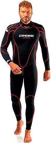Cressi Maya Man Monopiece Wetsuit 2.5mm - Traje de Neopreno 2.5mm de una Pieza para Hombre