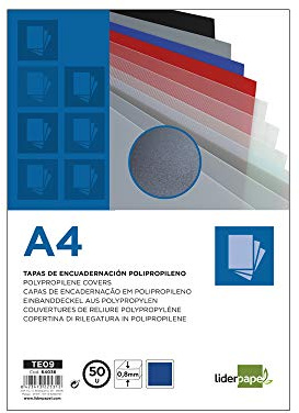 Liderpapel TE09 Einbanddeckel, A4, 0,8 mm, 50 Stück