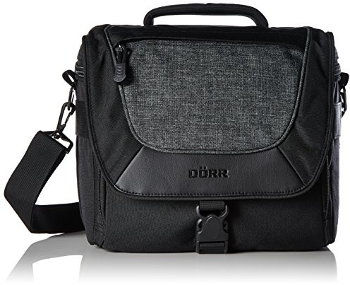 Dörr 456410 hållare Classic S fotoväska för bro/liten systemkamera med glas svart, Fotofack, svart, Medium