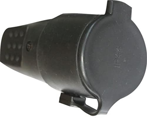 Silver Electronics 9173 Clavija hembra IP44, Negro