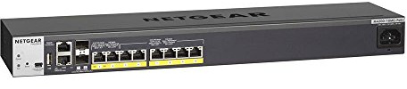 Netgear ProSAFE M4200-10MG-PoE+ Commutateur 10 Ports Gris