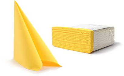 Alvotex Airlaid Servietten 40x40cm 50/1 - YELLOW (251)