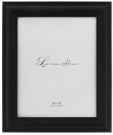 8x10 Weathered Black Wood Picture Frame