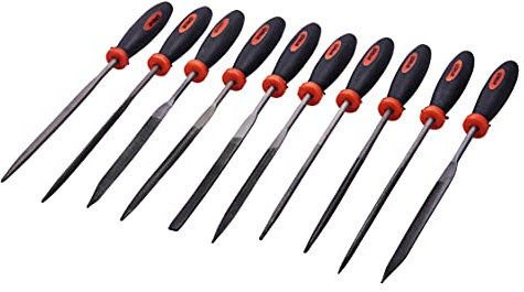 Amtech E1650 10 Piece 140mm (5.5) Needle File Set