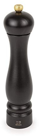 PEUGEOT Clermont Manuelle Salzmühle, Klassische Mahlgradeinstellung, Höhe: 24 cm, Holz, Braun, 27988