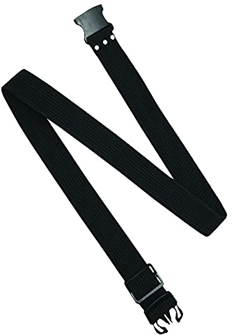 'AWP Poly Work Belt | Rugged Polyester Webbing with Quick Release Buckle Work Belt | Fits up to 50'' Waist Sizes | Black'