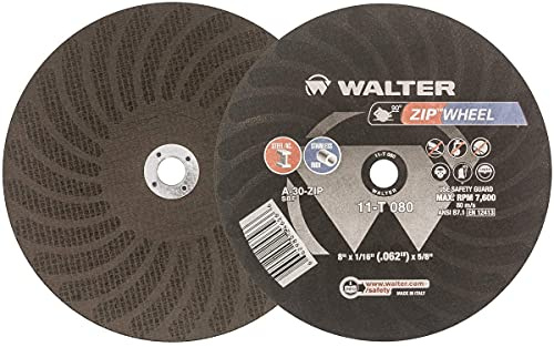 Walter Zip Wheel™ Cut-Off Wheel, 4.5 X 3/64 X 7/8'' T1, Pack of 25 (11T042)