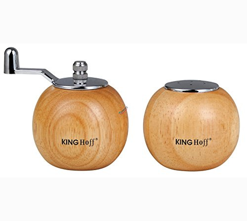 Pfeffermühle und Salzstreuer aus Holz Premium