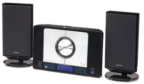 Soundmaster DISC 4220 Design-Stereo-Anlage zur Wandmontage mit Subwoofer, Encoding Funktion und RDS