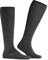 FALKE Herren Kniestrümpfe Teppich Im Schuh M Kh Wolle lang einfarbig 1 Paar, Grau Anthracite Melange 3080, 45-46