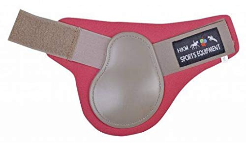 HKM 561078 Streichkappen Softopren für Hinterbeine, Pony, Sand/pinkrot