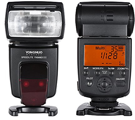 Yongnuo Speedlite YN-568 EX II Blitz - Master E-TTL HSS Blitzgerät für Canon EOS DSLR