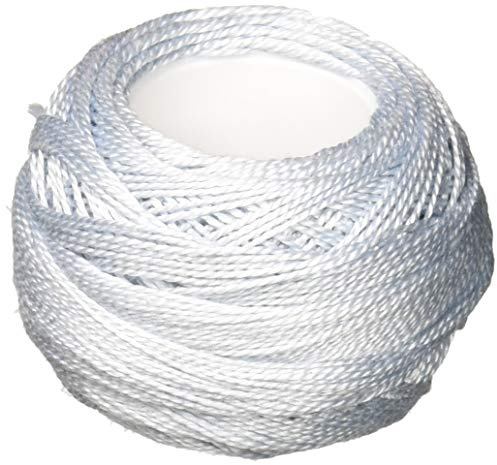 DMC 116 8-3753 Pearl Cotton Thread Balls, Ultra Very Light Antique Blue, Size 8