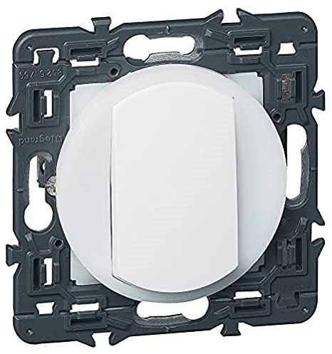 Legrand - Interrupteur ou va-et-vient à couronne lumineuse Céliane - Blanc