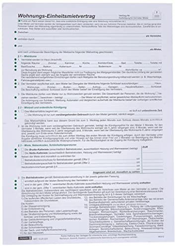 25X BRUNNEN Mietvertrag Einheitsmietvertrag