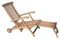 Steamer Gartenliege/Deckchair Eukalyptus - Natur